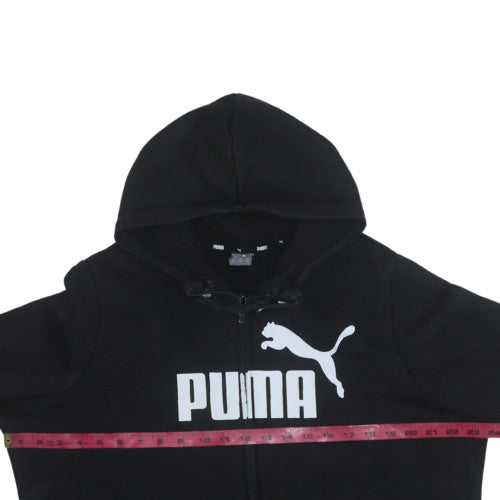 Mens UK Size L PUMA Black Full Zip Hoodie