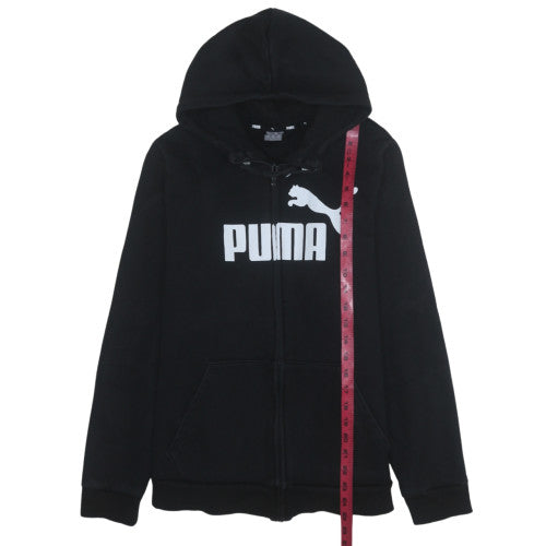 Mens UK Size L PUMA Black Full Zip Hoodie