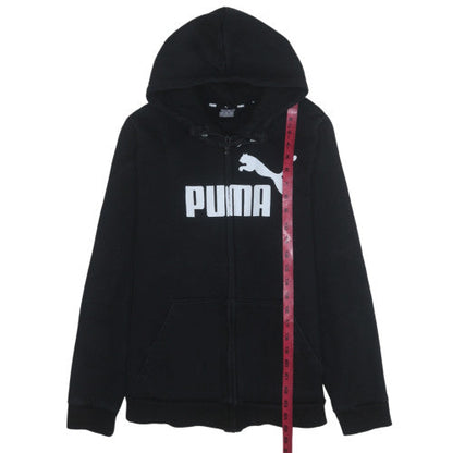 Mens UK Size L PUMA Black Full Zip Hoodie