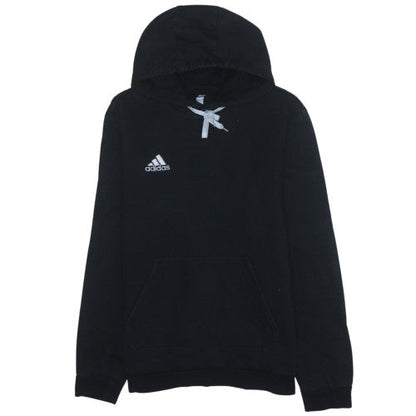 Mens UK Size M adidas Black Pullover Hoodie