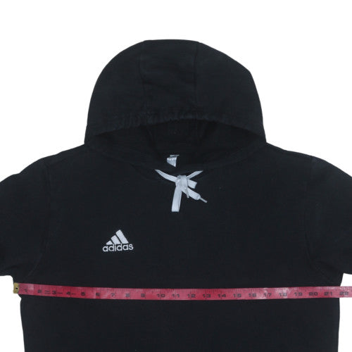 Mens UK Size M adidas Black Pullover Hoodie