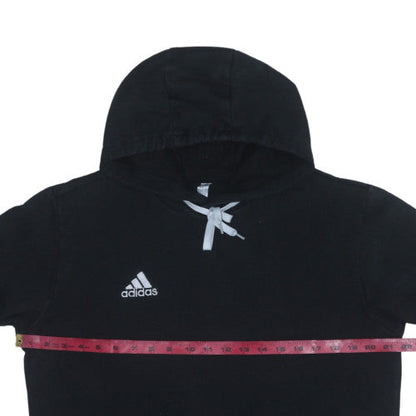 Mens UK Size M adidas Black Pullover Hoodie