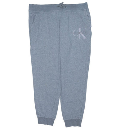 Calvin Klein Jeans Men's Grey Jogger Sweatpants XL Regular Fit