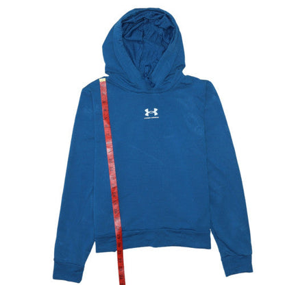 Mens UK Size XS Under armour Blue Pullover Hoodie