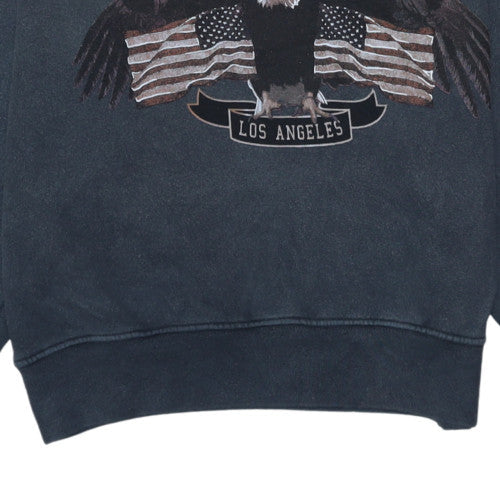 Womens UK Size XS ANINE BING Black Pullover Sweatshirt
