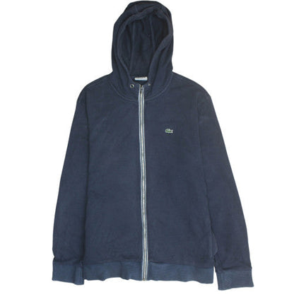 Mens UK Size M Lacoste Blue Full Zip Hoodie