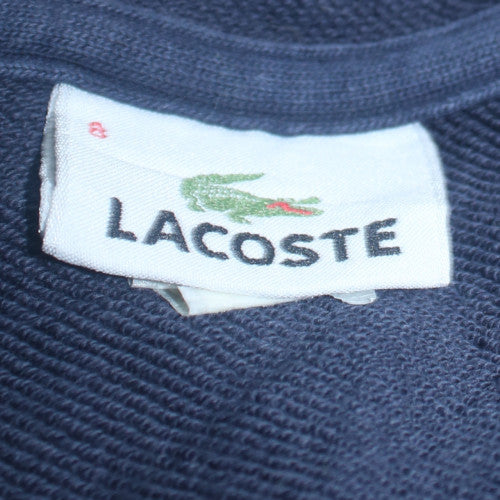 Mens UK Size M Lacoste Blue Full Zip Hoodie