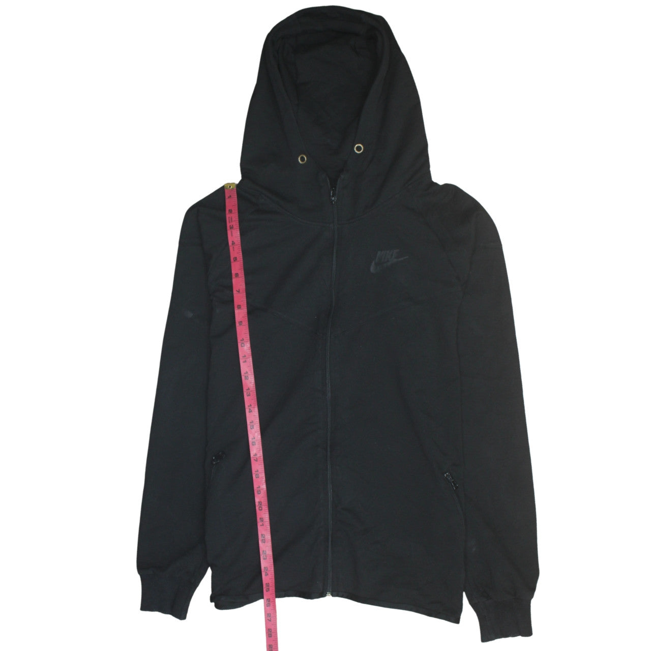 Mens UK Size L Nike Black Full Zip Hoodie
