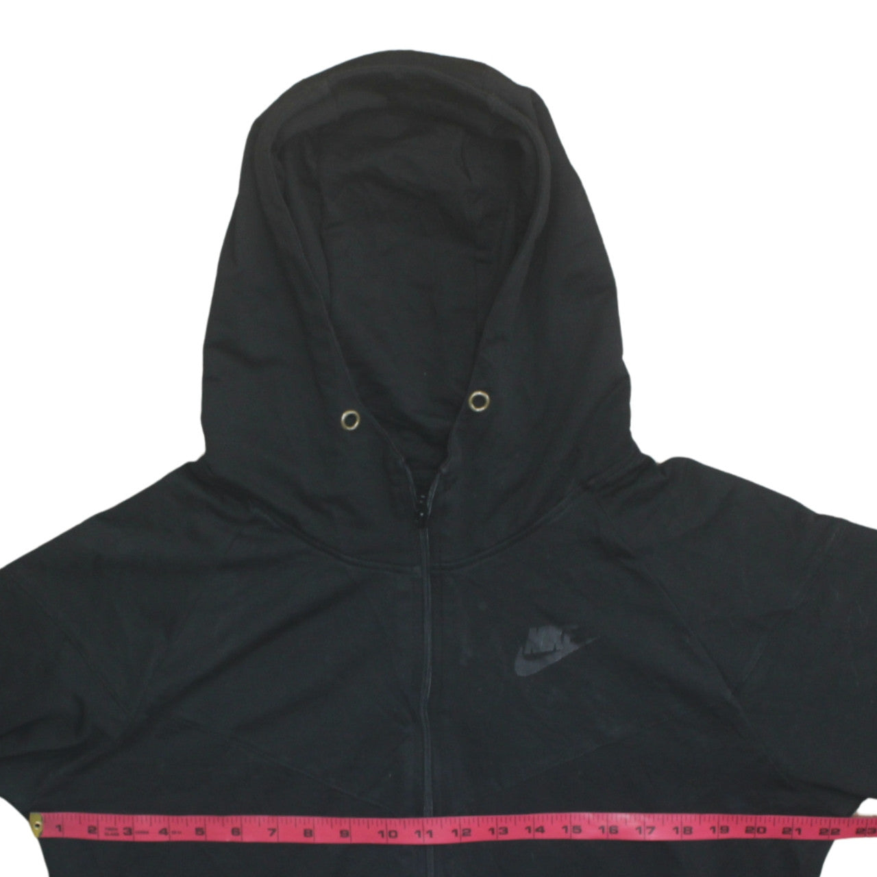 Mens UK Size L Nike Black Full Zip Hoodie