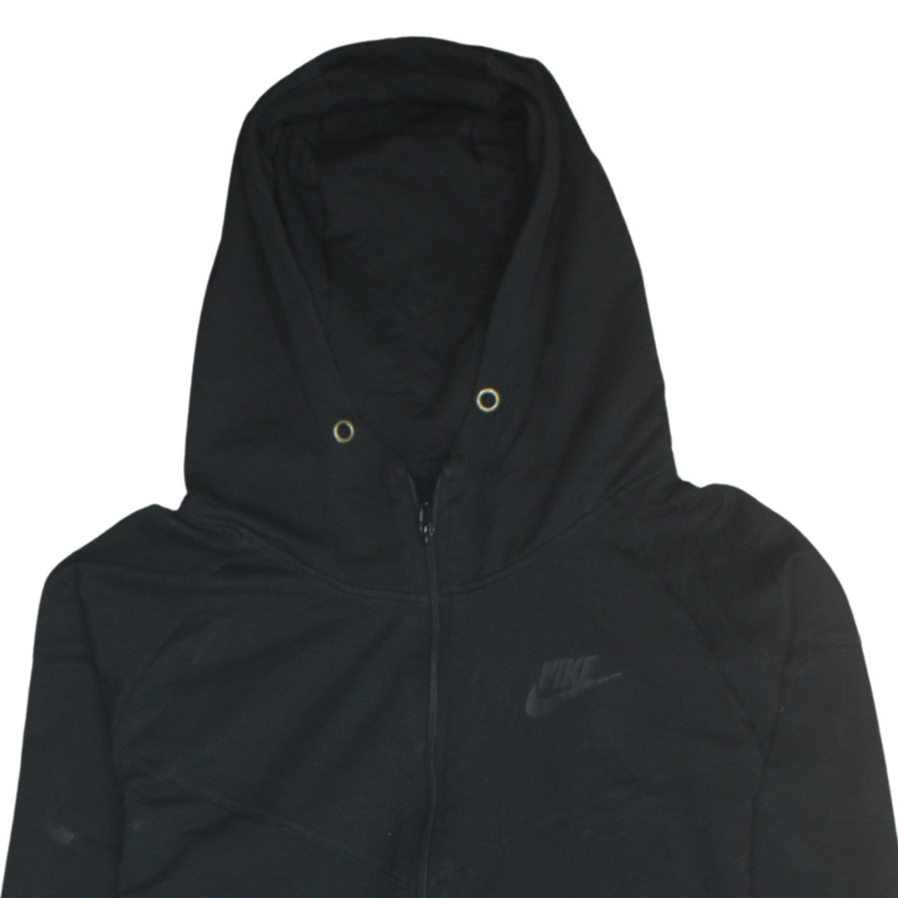 Mens UK Size L Nike Black Full Zip Hoodie