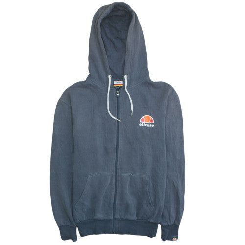 Mens UK Size S ellesse Blue Full Zip Hoodie