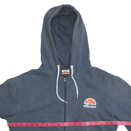 Mens UK Size S ellesse Blue Full Zip Hoodie