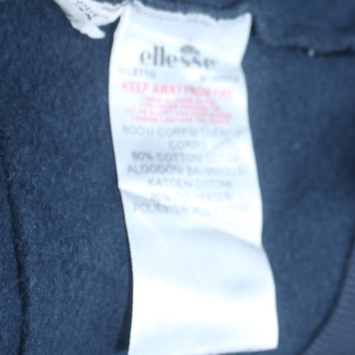 Mens UK Size S ellesse Blue Full Zip Hoodie