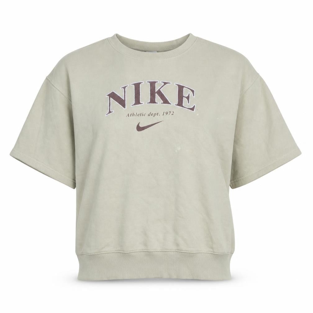 Womens UK Size L Nike Beige Pullover Sweatshirt