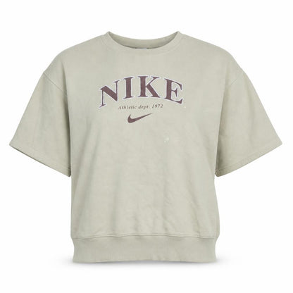 Womens UK Size L Nike Beige Pullover Sweatshirt