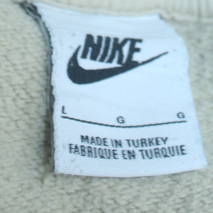 Womens UK Size L Nike Beige Pullover Sweatshirt