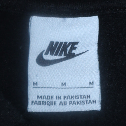 Mens UK Size M Nike Black Pullover Hoodie