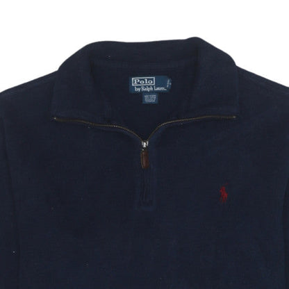 Mens UK Size M Ralph Lauren Blue Pullover Sweatshirt