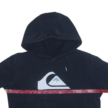 Mens UK Size XS Quiksilver Blue Pullover Hoodie