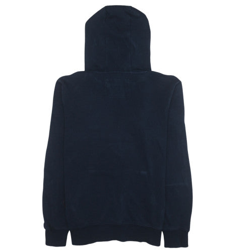 Mens UK Size XS Quiksilver Blue Pullover Hoodie