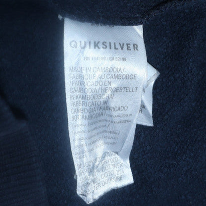 Mens UK Size XS Quiksilver Blue Pullover Hoodie