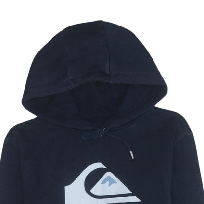 Mens UK Size XS Quiksilver Blue Pullover Hoodie