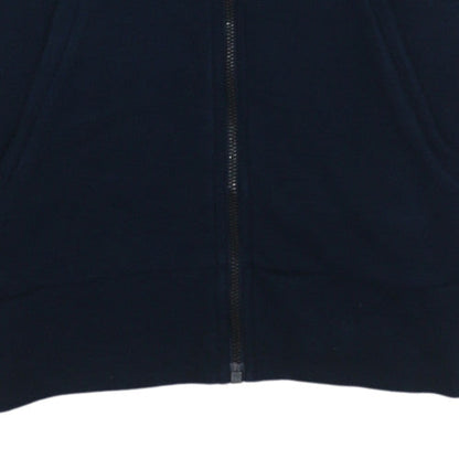 Mens UK Size S adidas Blue Full Zip Hoodie