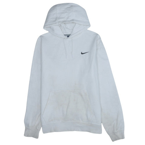 Mens UK Size L Nike White Pullover Hoodie