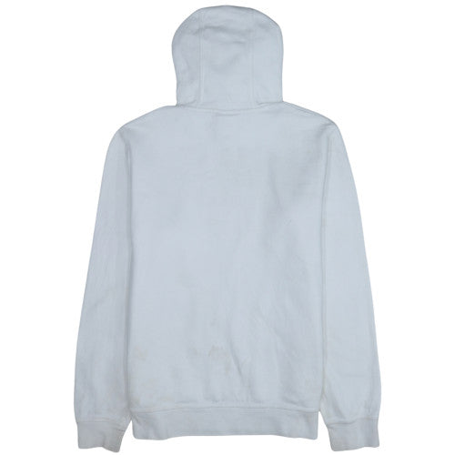 Mens UK Size L Nike White Pullover Hoodie
