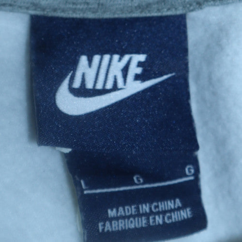 Mens UK Size L Nike White Pullover Hoodie