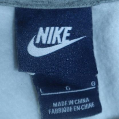 Mens UK Size L Nike White Pullover Hoodie