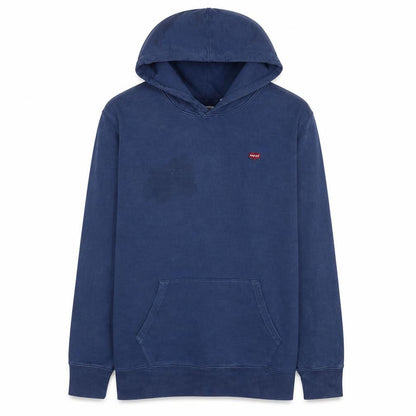 Mens UK Size L Levi's Blue Pullover Hoodie