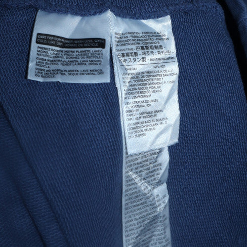 Mens UK Size L Levi's Blue Pullover Hoodie