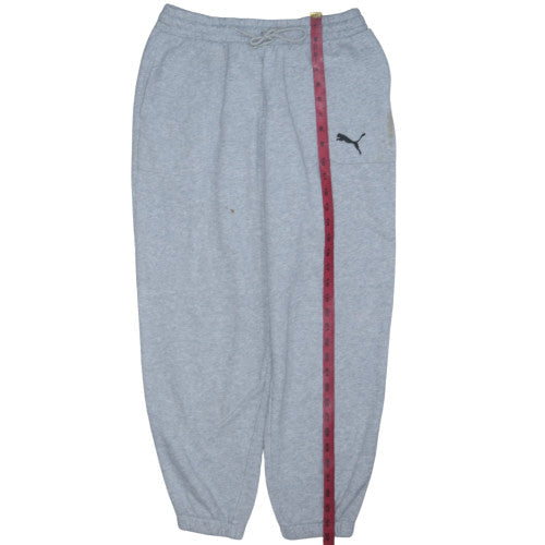 Mens UK Size M PUMA Regular Fit Sweatpants Grey Trousers