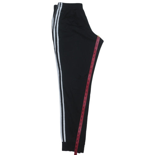 Mens UK Size M adidas Regular Fit Track Pants Black Trousers
