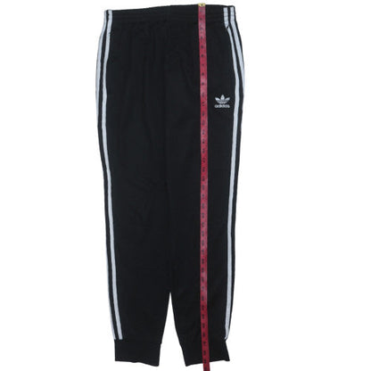 Mens UK Size M adidas Regular Fit Track Pants Black Trousers
