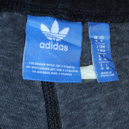 Mens UK Size M adidas Regular Fit Track Pants Black Trousers