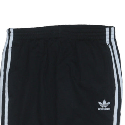 Mens UK Size M adidas Regular Fit Track Pants Black Trousers
