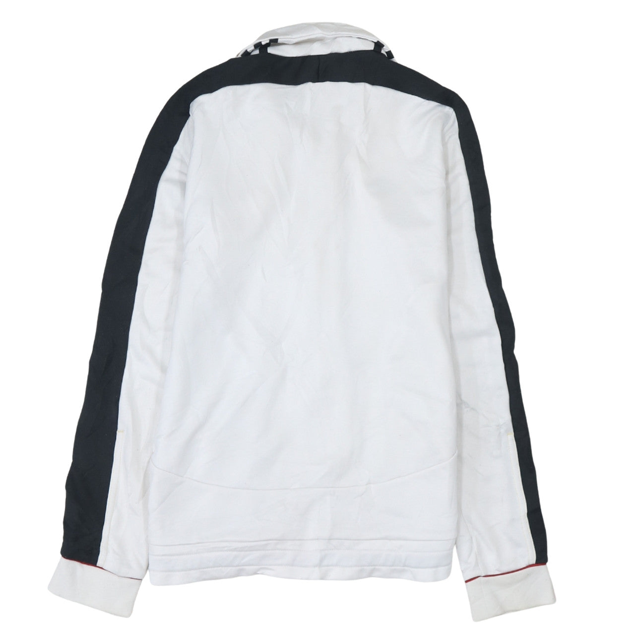 Adidas Men's White Track Jacket M Football Zip Activewear