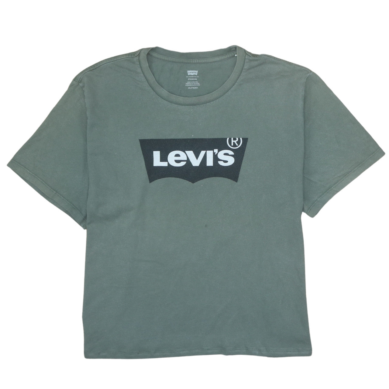 Womens UK Size 2XL Levi's Green Basic T-Shirt
