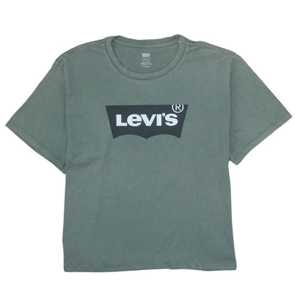 Womens UK Size 2XL Levi's Green Basic T-Shirt