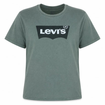 Womens UK Size 2XL Levi's Green Basic T-Shirt