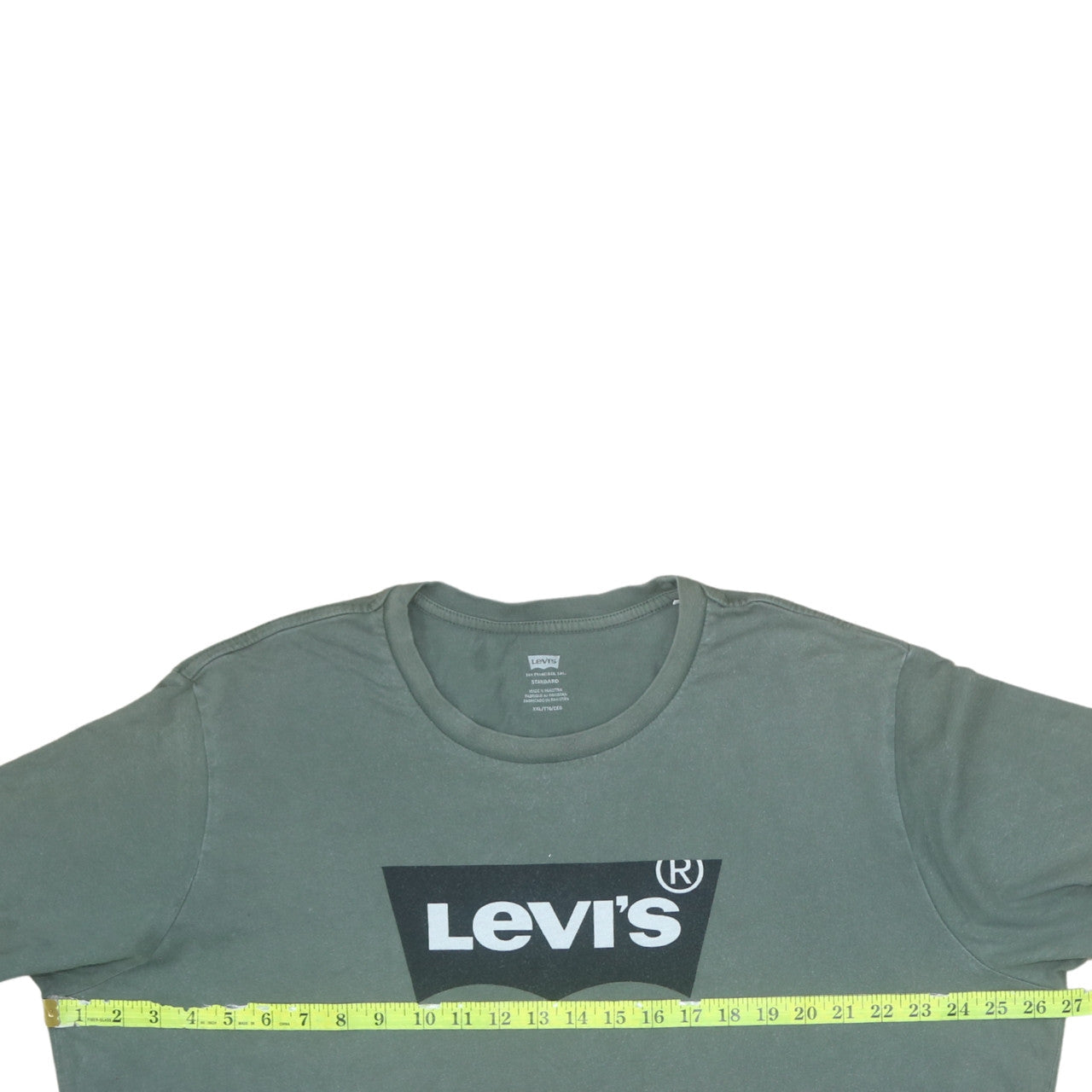 Womens UK Size 2XL Levi's Green Basic T-Shirt