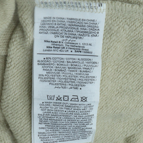 Womens UK Size M Nike Beige Pullover Sweatshirt