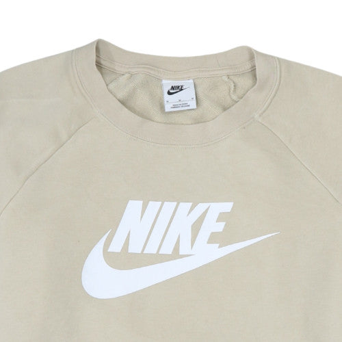 Womens UK Size M Nike Beige Pullover Sweatshirt