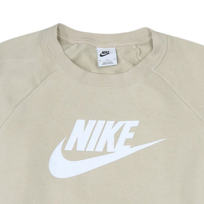 Womens UK Size M Nike Beige Pullover Sweatshirt