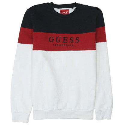 Mens UK Size L GUESS Multicoloured Pullover Sweatshirt