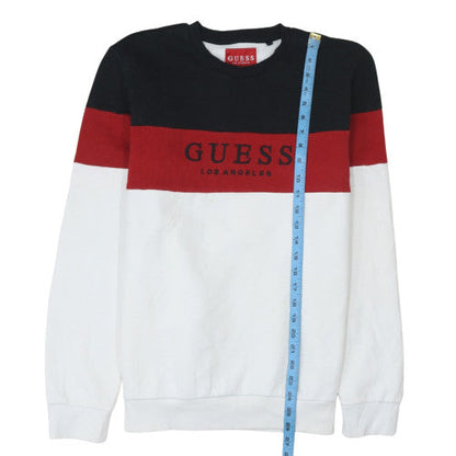 Mens UK Size L GUESS Multicoloured Pullover Sweatshirt