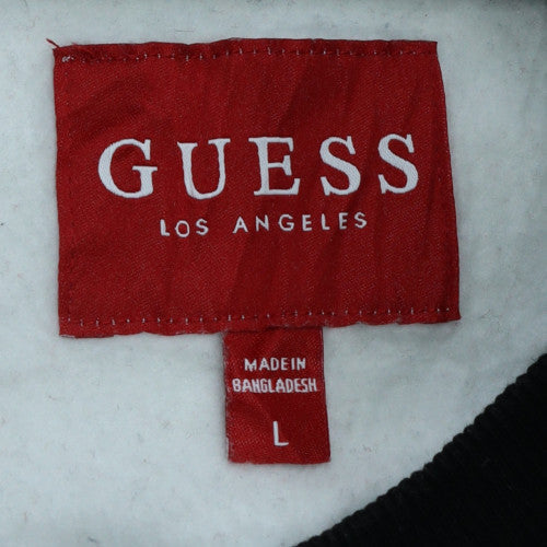 Mens UK Size L GUESS Multicoloured Pullover Sweatshirt