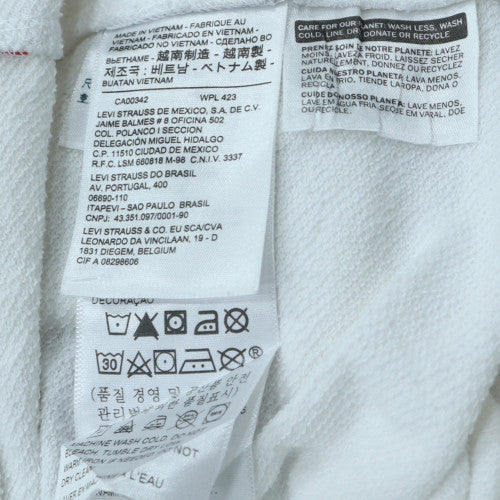 Womens UK Size L Levi's White Pullover Sweatshirt